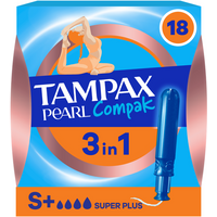 Tampax Compak Pearl Tampons Super Plus 20 pack