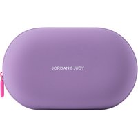 JORDAN&JUDY Silicone Wash Bag, Portable Large-Capacity Waterproof Storage Bag, Purple