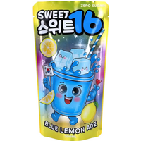 Sweet16 blauwe citroenlimonade suikervrij - 200 ml