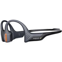 Mojawa Purra Run Bone Conduction Sport Headphones, Open-Ear Bluetooth Headphones with Mic, IP67 Waterproof, Deep Bass, Voice Control, Secure Fit for Running, Cycling, and Workouts (Black)