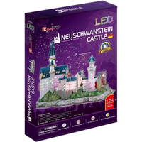 CUBIC FUN 3D Puzzel Neuschwanstein Kasteel met LED - 128 stuks
