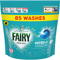 Fairy Non Bio Washing Liquid Pods, For Sensitive Skin 85 Washes