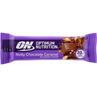 Optimum Nutrition noten chocolade karamel reep 70 g
