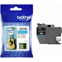 Brother LC-421XLC inktcartridge 1 stuk origineel hoog (XL) rendement cyaan