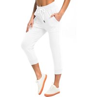 SPECIAL MAGIC Womens Capri Pants 0005 Ivory whiteM