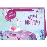 Jack & Lily Happy Birthday Swan Shopper Gift Bag Jack & Lily