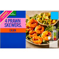 Morrisons Cajun Prawn Skewers 180g