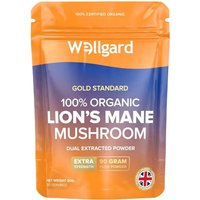 Wellgard Organic Lion's Mane Mushroom Cognitive Support Powder - 90g