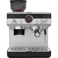 Krups XP801T Precision pistonmachine, halfautomatische espressomachine met molen, perfect gemaakte espresso, intuïtieve interface, bonenreservoir van 250 g, 30 maalinstellingen