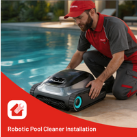 Zwembadrobot installatie & configuartieservice op locatie