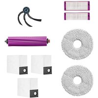 Eureka J15 Pro Ultra Accessoireset: Zijborstel x1, Dweilpads x2, Rolborstel x1, HEPA-filter x2, Stofzakken x3