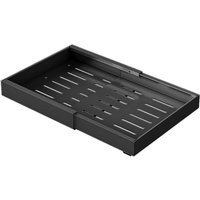 VIVREAL Extendable Storage Rack – Black Small Drill-free Pull-out Basket, Stainless Steel, Adjustable 12.6–20.5 in, Easy Installation, S32B, New Year Sale , Top gift picks
