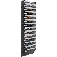 Senhoglb 14 Tier A4 Mesh Wall Pocket File Holder,Black, New Year Sale , Top gift picks