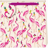 Sara Miller Fabulous Flamingos Large Gift Bag