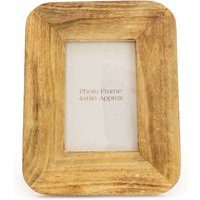Candlelight Photo Frame Rounded Edge Mango Wood 4x6"