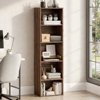 Vida Designs Oxford 5 Tier Cube Bookcase, Walnut