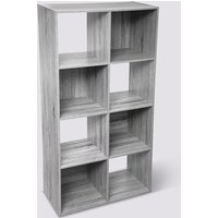 5five Houten Plankeenheid - Grijs, 67,5 x 32 x 134 cm