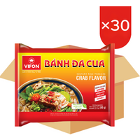 Vifon Banh Da Cua rijstnoedels met krabsmaak 30 x 60 g