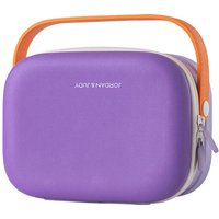 JORDAN&JUDY EVA Wash Bag, Large-Capacity Partitioned Travel Storage Bag with Handle, Purple