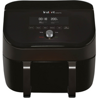 Instant Pot Vortex VersaZone 9L Airfryer, Black, 8 in 1 Functions