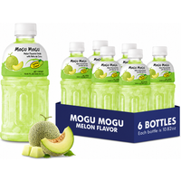 Mogu Mogu drankjes met meloensmaak 320 ml × 6 flessen