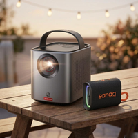 Soundcore Nebula N2325-projector + Sanag M13SIIProMax-speaker Outdoor Cinema-bundel
