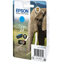 Epson Elephant enkele verpakking cyaan 24XL Claria Photo HD-inkt