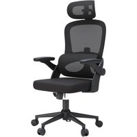 SIHOO Ergonomic Mesh Office Chair, High Back Desk Chair with 3D Armrests, Up & Down Lumbar Support, Swivel Computer Task Chair, Black