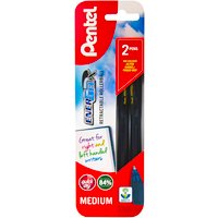 Pentel EnerGel X 0.7 Ret retractable Gel Pen Black Pack of 2