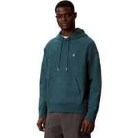 Calvin Klein Jeans Men Relaxed Monogram Hoodie - Tahoe Green