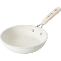 Maxcook Anti-aanbak Eierpan, Omelet Pan Anti-aanbak Koekenpan, Kleine Eierpan, Medische Steen Coating Kookgerei, Inductie Koekenpan voor Eieren (16 cm Wit) MCJ1860