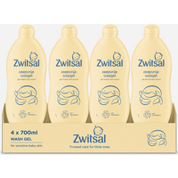 Zwitsal Bad- & Wasgel - Zeepvrij 4x700 ml