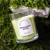 Zooly Transparante Geurkaars - Himalaya Mos (Lichtgroen), 140g, 1 Stuk