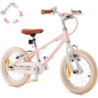 RoyalBaby+kids bike+ Aluminum EZ New Freestyle Pink 14 inch,Net Weight 7.4 kg