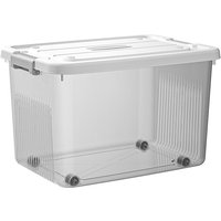 Thick Clear Plastic Storage Box 4 Pack 39.1x29.2x21.6cm(NO.8864*4)
