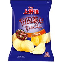 Oishi aardappelchips barbecuesmaak 80 g
