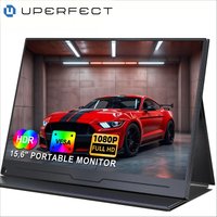 UPERFECT Portable Monitor 15.6" 1080P Portable Monitor IPS HDR 1920X1080 FHD Travel Screen USB C Gaming Monitor, Dual Speaker External Monitor HDTV Type-C VESA for Laptop PC Phone