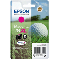 Epson inktcartridge Golfbal 34XL magenta enkelverpakking DURABrite Ultra inkt