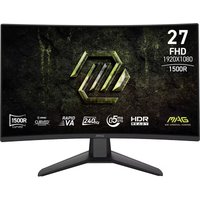 MSI MAG 274CF X24 27 inch Curved FHD Gaming Monitor – Rapid VA, 240 Hz, 0,5 ms, Adaptive-Sync, Zwart