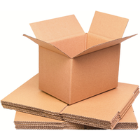 Triplast Single Wall Cardboard Boxes 7x5x5" Brown Pack of 10
