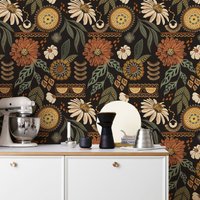 Murgall The Potter Peel and Stick Wallpaper Brown 44x305cm 1 Roll