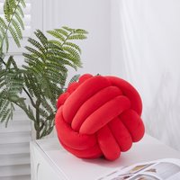 MEROPE, Polyester/Spandex Knot CushionBall, 28cm, red, 1pack