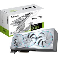 GIGABYTE NVIDIA GeForce RTX 5080 AORUS Master Ice, 16 GB GDDR7