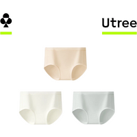 Utree - 2026 Nieuwe collectie dames Modal-damesslips, 100% katoen, antibacterieel - Parelwit + Champagne + Lichtgrijs - 170/100 (XL)