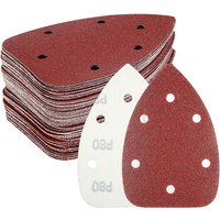 HYCHIKA 60/80/100/120/180/240 6 Holes Sanding Pads