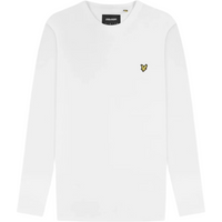 Lyle & Scott Long Sleeve Cotton T-Shirt - White