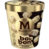 Magnum ijs witte chocolade & koekjes 12 x 17 ml