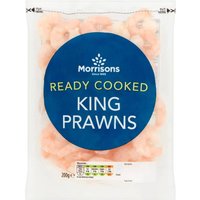 Morrisons Peeled & Cooked King Prawns 200g