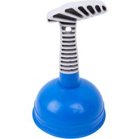 blauwe zuignap van TPR-rubber, zuignapdiameter 12 cm, kunststof handgreep 12 cm, duurzaam zuignapgereedschap