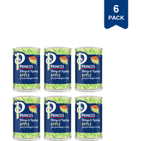 Princes Apple Fruit Filling 395g (6 Packs)